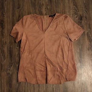 Suede Tan Shirt